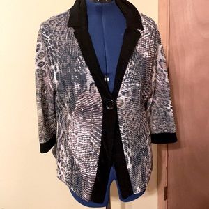 Slinky brand cute animal print jacket (mlb-tp)